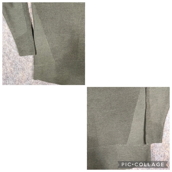 Athleta Hanover V-Neck Merino Wool Blend Athleisure Layering Oversized Sweater M - Picture 9 of 14